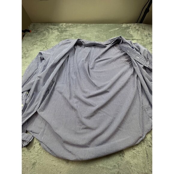 Ralph Lauren Blake Mens XL Purple Gingham Check Long Sleeve Button-Down Shirt - Picture 10 of 12